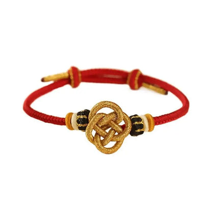 Buddha - knot Semi - finished Hand Rope, Hand - Woven DIY Red - rope Jewelry - STAR8S