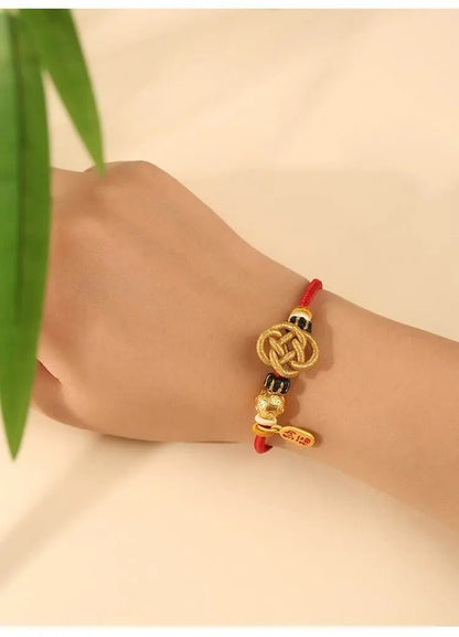 Buddha - knot Semi - finished Hand Rope, Hand - Woven DIY Red - rope Jewelry - STAR8S