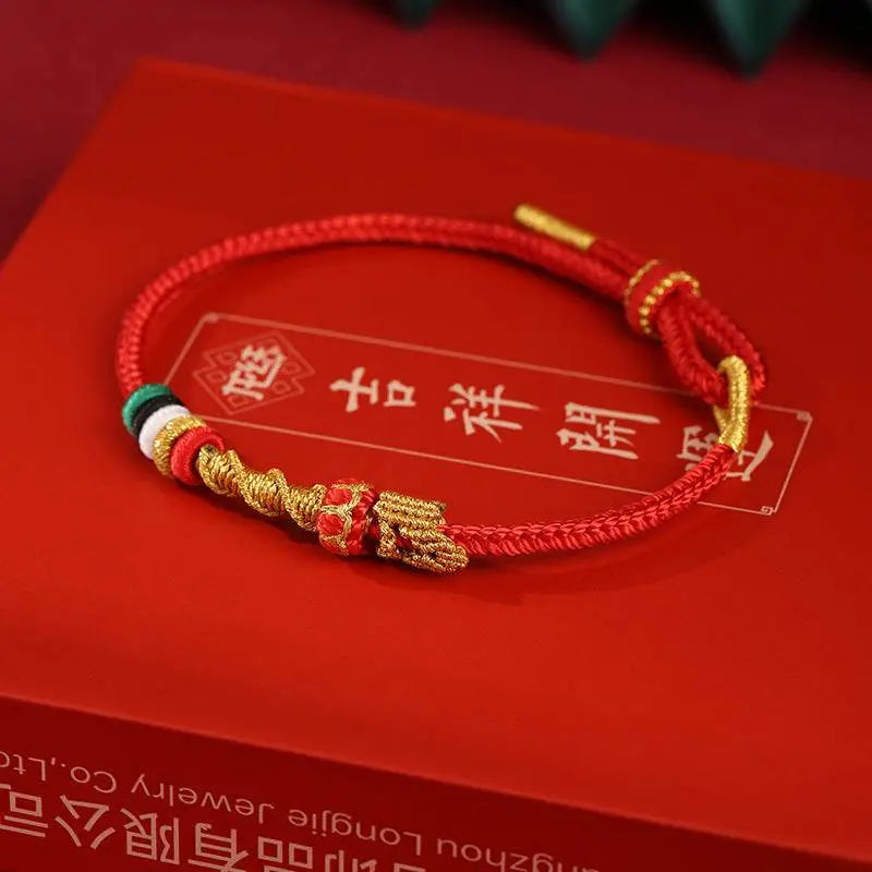 2025 Snake Luck Hand Rope, Zodiac Red Rope for Year of Birth & DIY - STAR8S