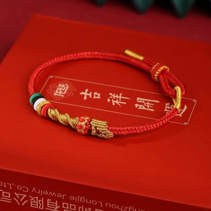 2025 Snake Luck Hand Rope, Zodiac Red Rope for Year of Birth & DIY - STAR8S