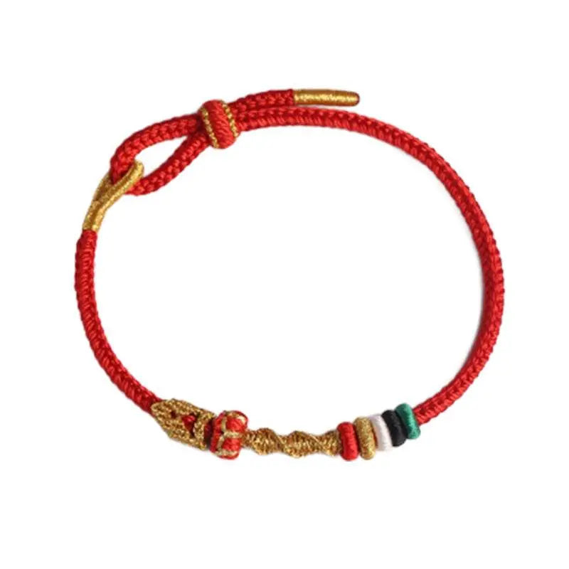 2025 snake luck hand rope, zodiac red rope for year of birth & diy - star8s