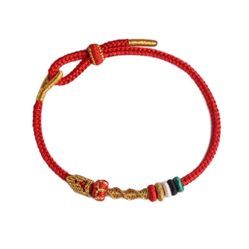 2025 snake luck hand rope, zodiac red rope for year of birth & diy - star8s