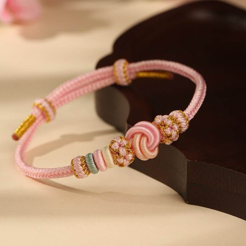 New - style Hand - Woven Dimple - knot Bracelet, Romantic Jewelry for Besties - STAR8S