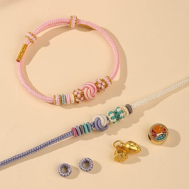 New - style Hand - Woven Dimple - knot Bracelet, Romantic Jewelry for Besties - STAR8S