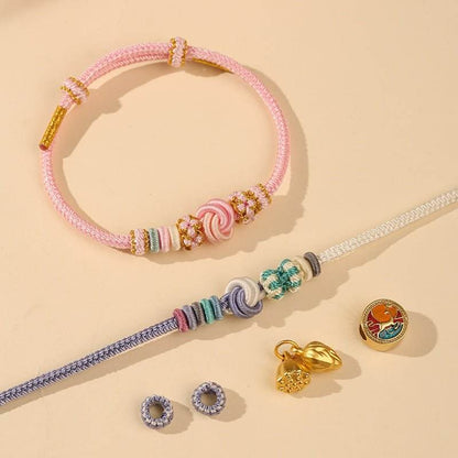 New - style Hand - Woven Dimple - knot Bracelet, Romantic Jewelry for Besties - STAR8S