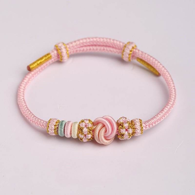 new - style hand - woven dimple - knot bracelet, romantic jewelry for besties - star8s