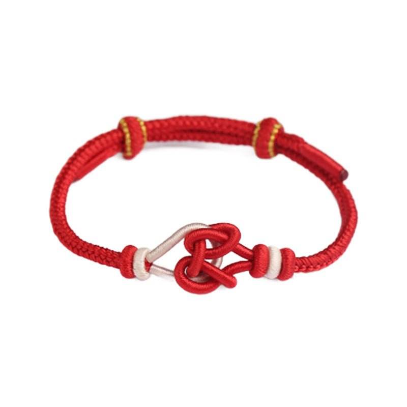 Hand - Woven Love - knot Red Rope, Lucky Bracelet for Couples & Year of Birth - STAR8S