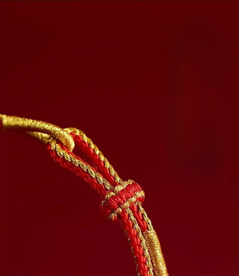 2025 snake knot red string bracelet - handmade for men, women, and children - star8s