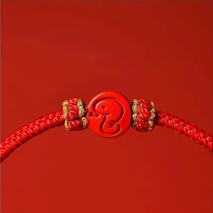 2025 snake year red rope bracelet, zodiac - themed woven jewelry - star8s