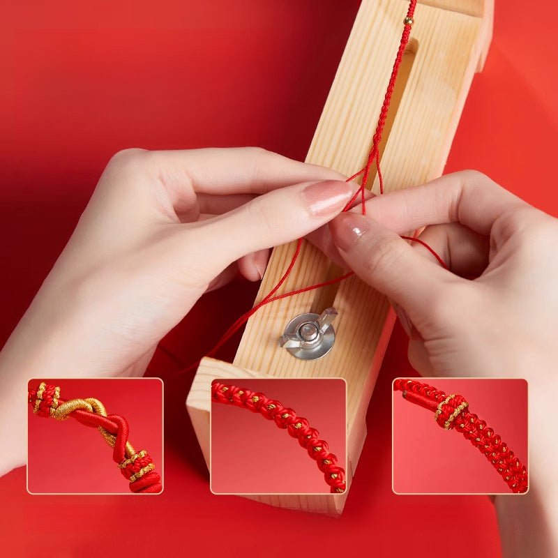 2025 snake year red string bracelet - adjustable good luck charm | star8s - star8s