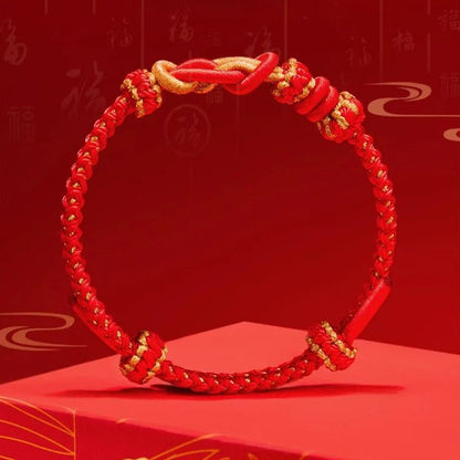 2025 Snake Year Red String Bracelet - Adjustable Good Luck Charm | STAR8S - STAR8S