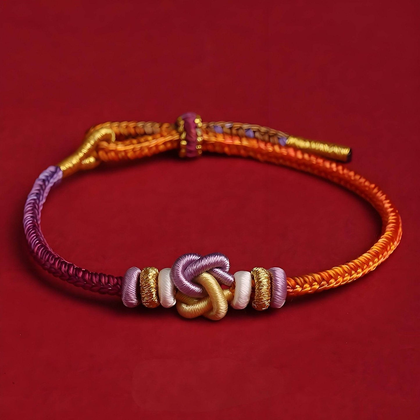 new - style heart - linked knot bracelet for 2025 year of the snake, hand - woven lucky gift - star8s