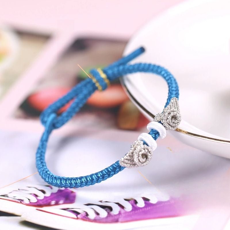 2025 trending handmade woven angel wings red string bracelet for women | star8s - star8s