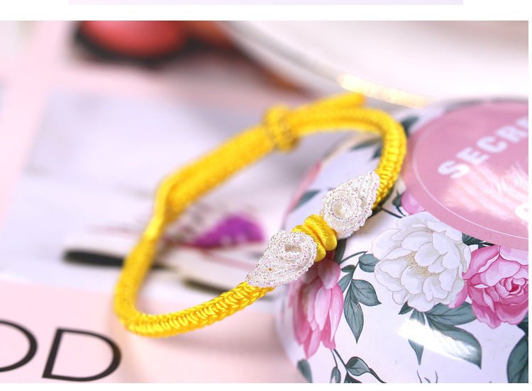 2025 trending handmade woven angel wings red string bracelet for women | star8s - star8s