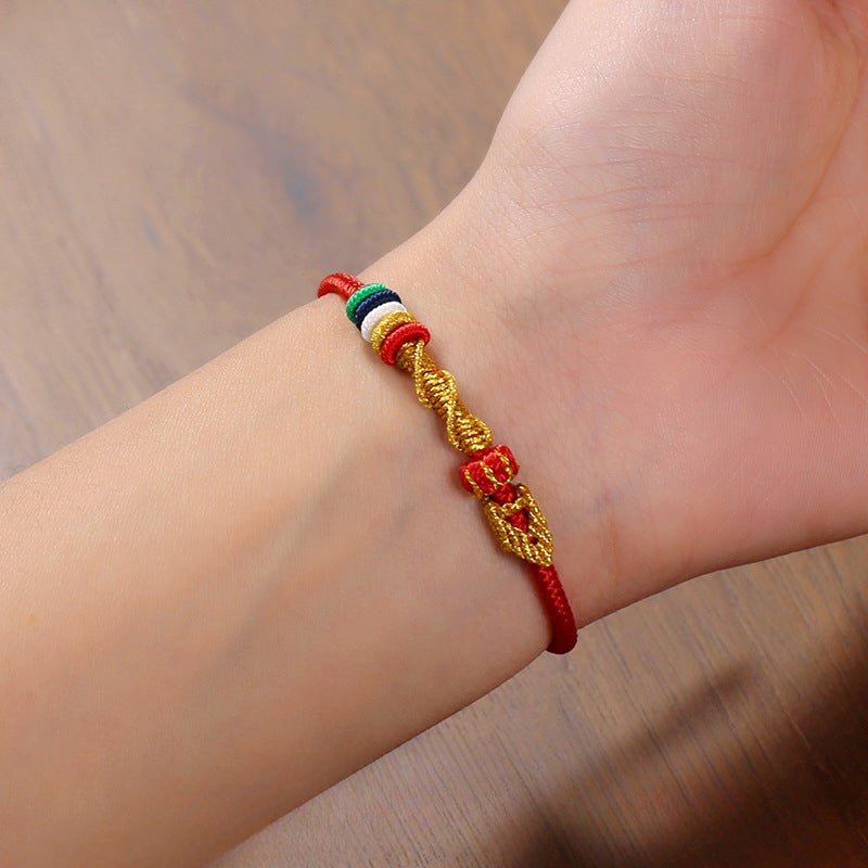 2025 Year of the Snake Red String Bracelet – Handcrafted Zodiac Bracelet with Snake Pendant, Adjustable Gift for Men & Women | STAR8S - STAR8S