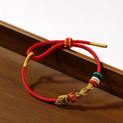 2025 Year of the Snake Red String Bracelet – Handcrafted Zodiac Bracelet with Snake Pendant, Adjustable Gift for Men & Women | STAR8S - STAR8S