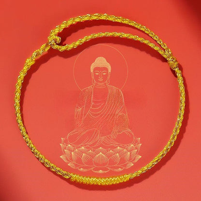 2025 Year of the Snake Red String Bracelet for Women – Ultra - Fine Gold Knot, Handwoven Lucky Charm - STAR8S