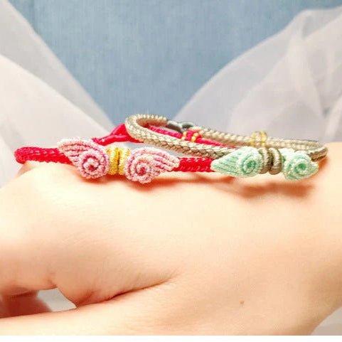 2025 Trending Handmade Woven Angel Wings Red String Bracelet for Women | STAR8S - STAR8S