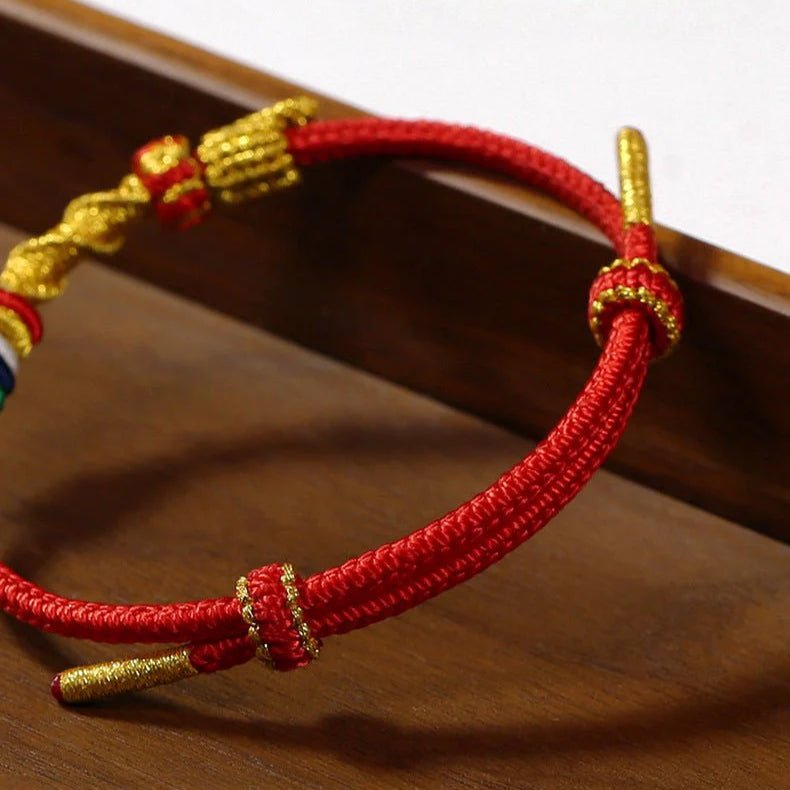 2025 year of the snake red string bracelet – handcrafted zodiac bracelet with snake pendant, adjustable gift for men & women | star8s - star8s