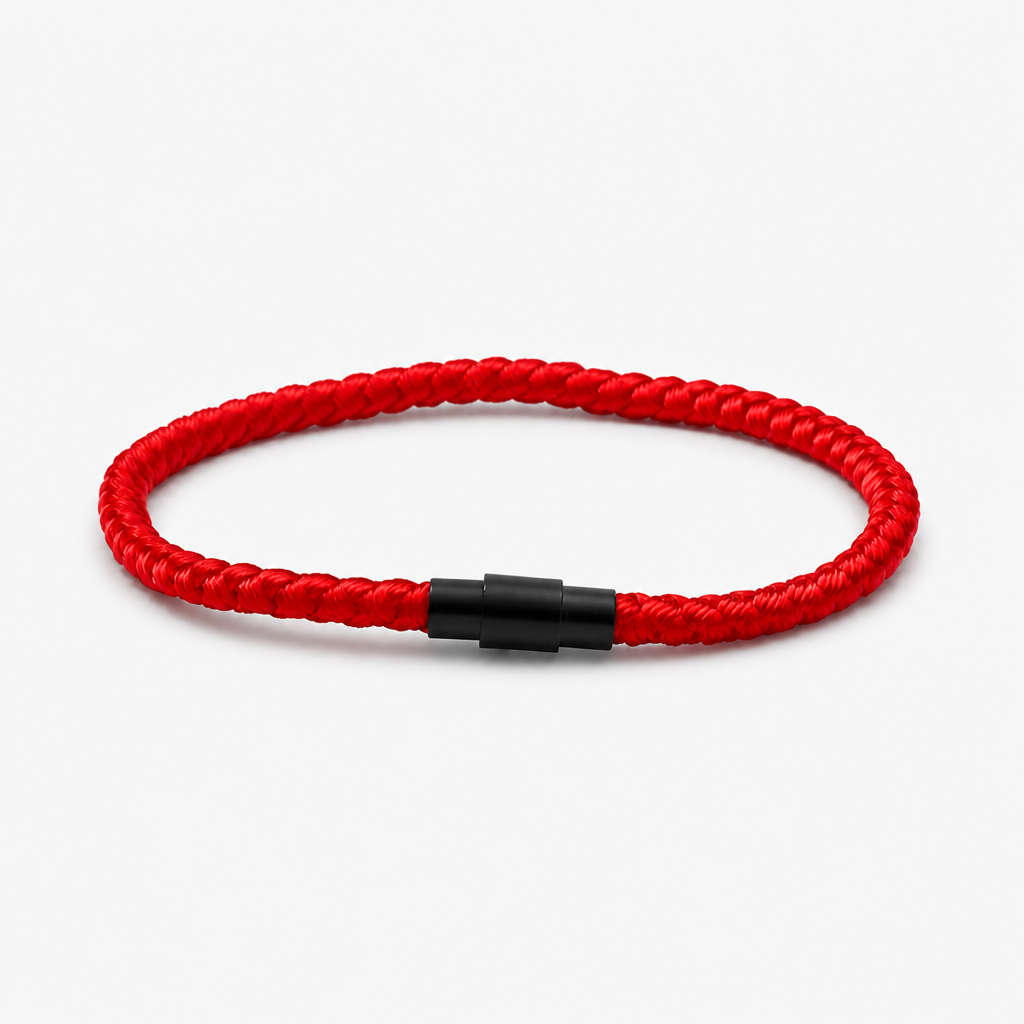 herrenarmband premium schwarz handseil