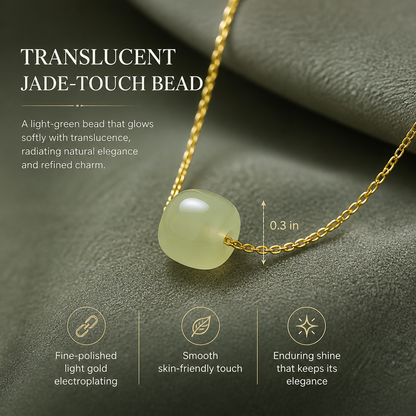 Natürliche Hetian-Jade-Halskette