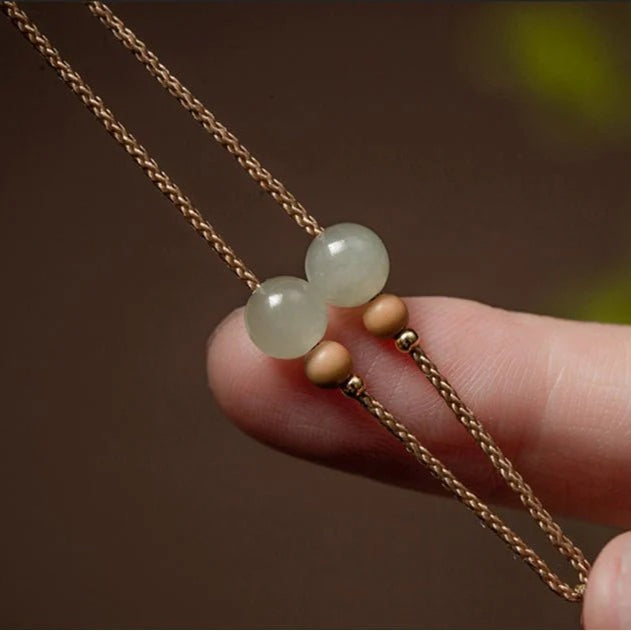 natural hetian jade necklace pendant adjustable