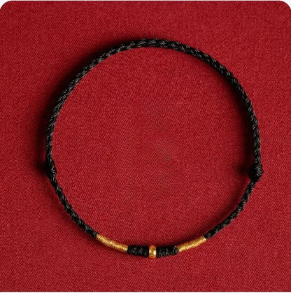 Handmade Red String Bracelet for Women Adjustable with Gold Ball Accent High-Quality Craftsmanship Symbol of Protection Stylish Lucky Charm