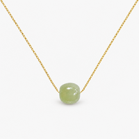 Natürliche Hetian-Jade-Halskette