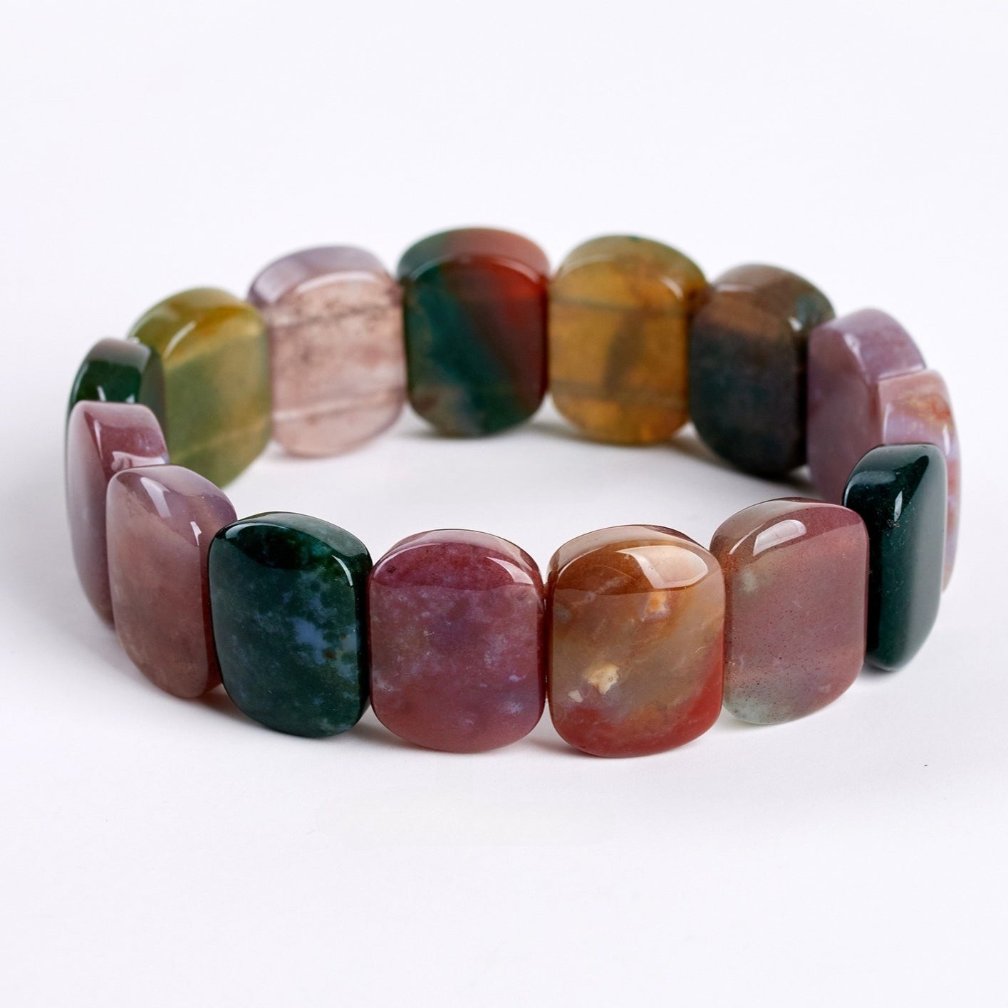 Ocean Chalcedony Bracelet - Natural Gemstone Women's Fashion Jewelry - Elegant & Stylish - STAR8S