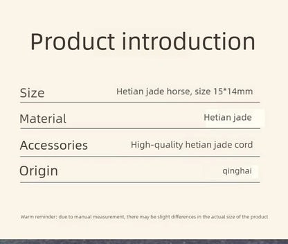 Chinese Zodiac Horse Jade Beaded Bracelet 2026 - STAR8S