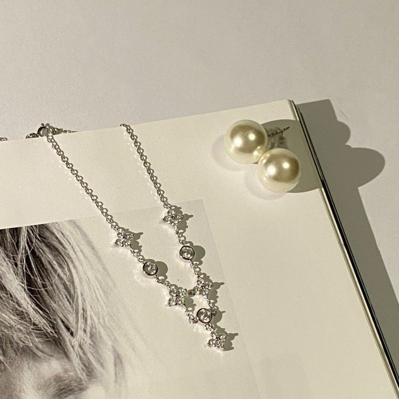 925 Silver Plated 18K Gold Clover Bracelet with Zircon Stones – Elegant, Simple & Luxury Design - STAR8S