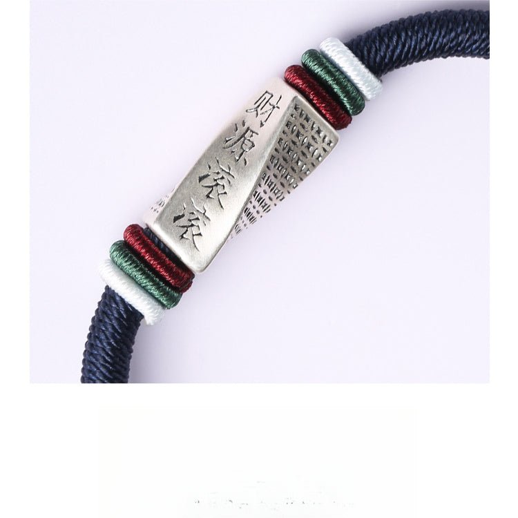 999 Silver Wealth Bracelet for Men | Handmade Braided Bracelet Simple & Elegant Gift - STAR8S