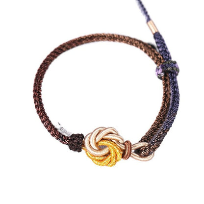 Adjustable Mandala Knot Handmade Braided Red String Bracelet - Unique Handcrafted Jewelry for Women | STAR8S - STAR8S