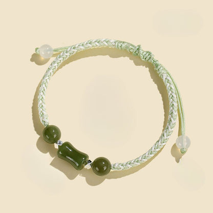 Bamboo Joint Hetian Jade Bracelet‌ - Growth & Friendship Gift | STAR8S
