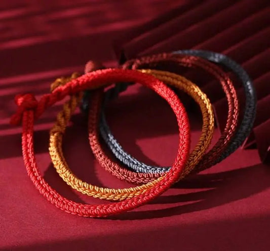 Benmingnian Braided Hand Rope, Traditional Lucky Jewelry for Auspicious Year - STAR8S