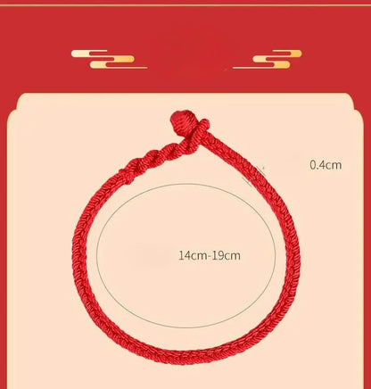 Benmingnian Braided Hand Rope, Traditional Lucky Jewelry for Auspicious Year - STAR8S