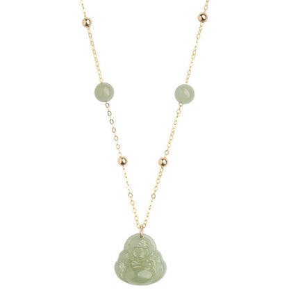 Buddha Necklace Jade - Heitian Laughing Buddha Jewelry | STAR8S