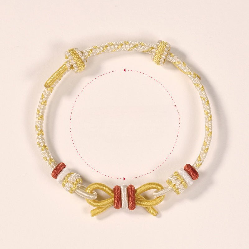 Butterfly Good Luck Red String Bracelet: Anime Character Personalized Bow Tie | STAR8S