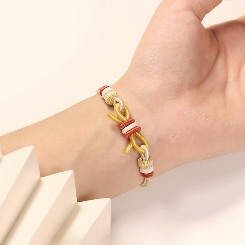 Butterfly Good Luck Red String Bracelet: Anime Character Personalized Bow Tie | STAR8S