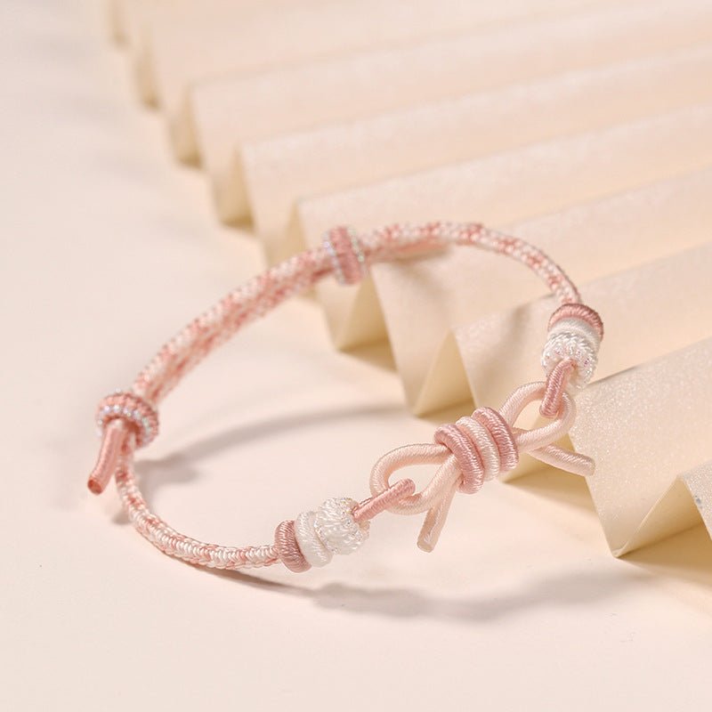 Butterfly Good Luck Red String Bracelet: Anime Character Personalized Bow Tie | STAR8S