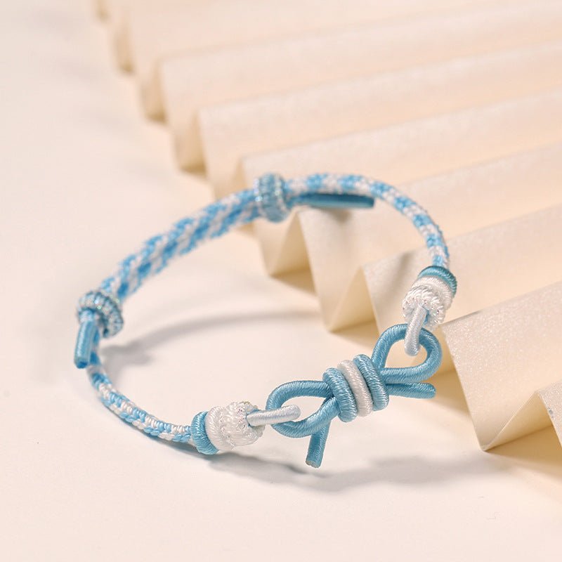 Butterfly Good Luck Red String Bracelet: Anime Character Personalized Bow Tie | STAR8S