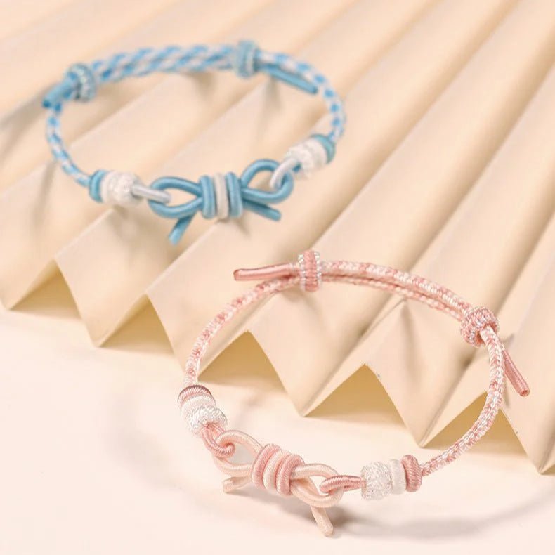 Butterfly Good Luck Red String Bracelet: Anime Character Personalized Bow Tie | STAR8S - STAR8S