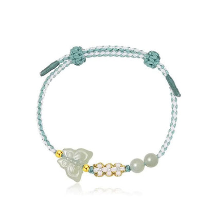 Butterfly Jade Bracelet‌ - Handmade Hetian Jade Birthday Gift | STAR8S
