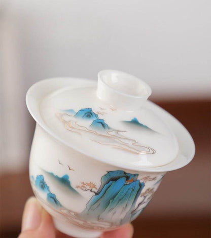 Ceramic Travel Tea Set Portable Outdoor Kuaike Cup Tea Set - STAR8S