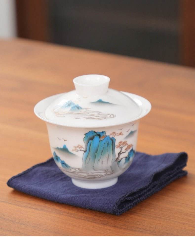 ceramic travel tea set portable outdoor kuaike cup tea set - star8s