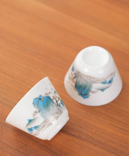 Ceramic Travel Tea Set Portable Outdoor Kuaike Cup Tea Set - STAR8S