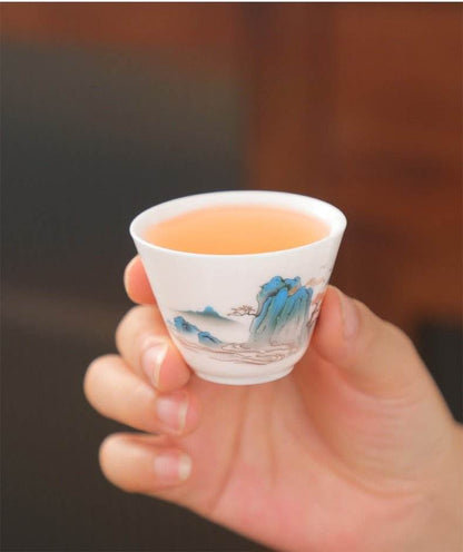 Ceramic Travel Tea Set Portable Outdoor Kuaike Cup Tea Set - STAR8S