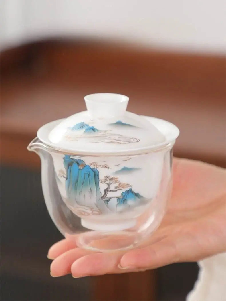 ceramic travel tea set portable outdoor kuaike cup tea set - star8s