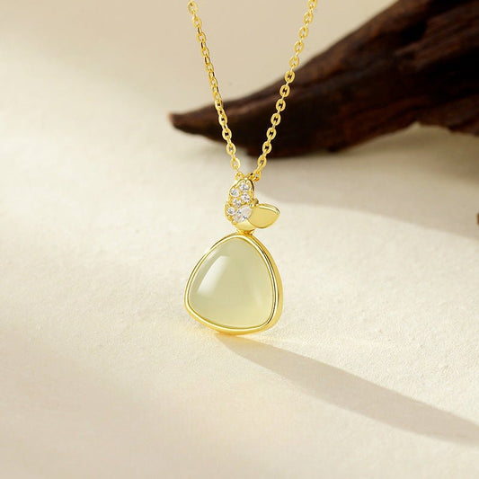 Charming China Jade Necklace: Double Flying Butterfly Hetian Jade S925 Silver | STAR8S