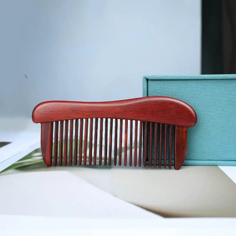chinese hair comb – green sandalwood massage gift, elegant & charming hair care - star8s